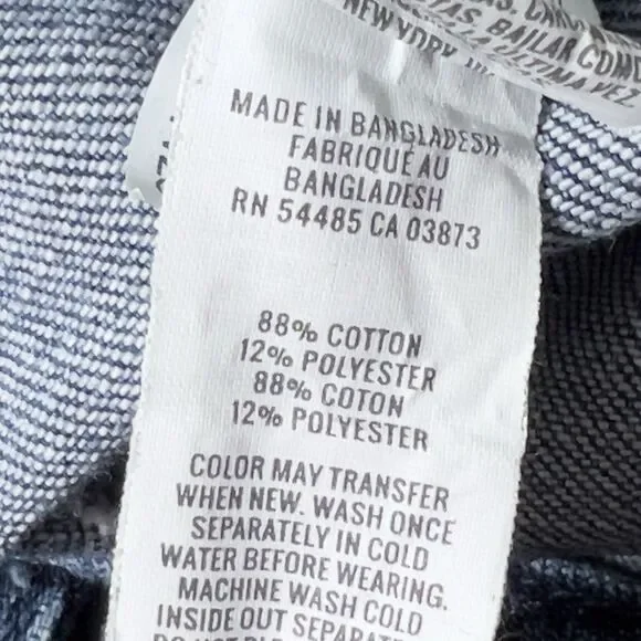 Aerie Denim Kick Flare Overalls Wide Leg Jumpsuit Womens Sz L Blue Button Front - Picture 9 of 16